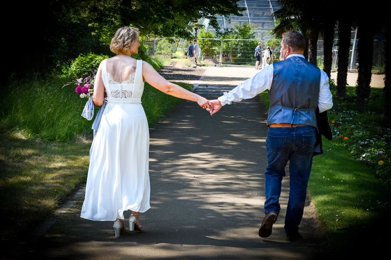 Brautpaarshooting in der Flora