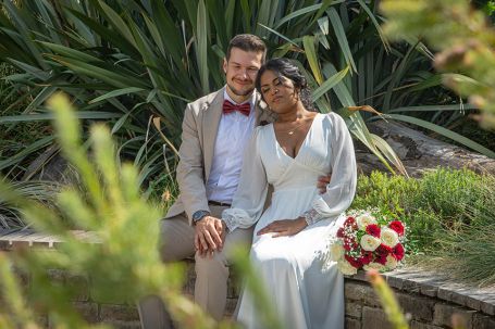 Hochzeitsfotografie-Brautpaarshooting-botanischer garten-Bonn