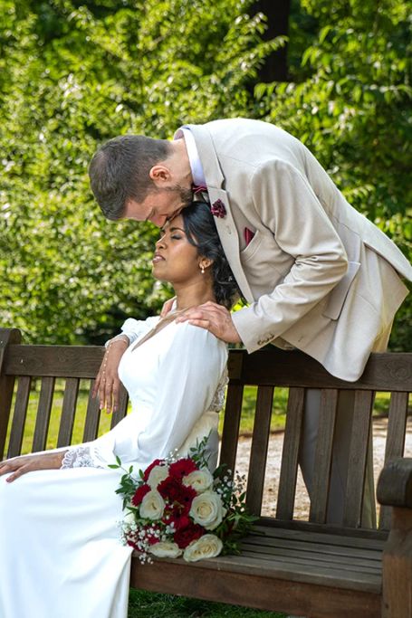 Hochzeitsfotografie-Brautpaarshooting-botanischer garten-Bonn