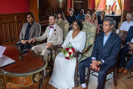 Hochzeitsfotografie-Trauung Schlosshotel Kommende-Bonn