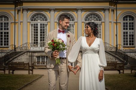 Hochzeitsfotografie-Brautpaarshooting-botanischer garten-Bonn