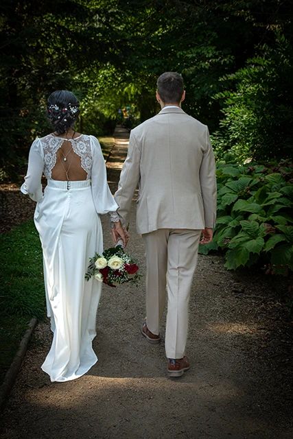 Hochzeitsfotografie-Brautpaarshooting-botanischer garten-Bonn