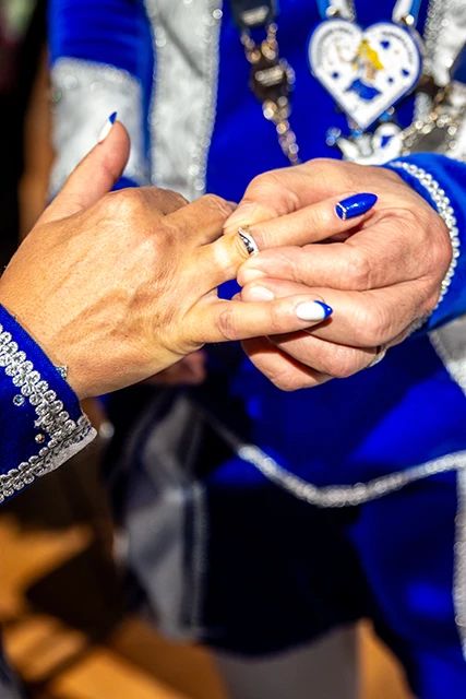 karnevalistische freie Trauung im Rahmen einer Prinzenproklamation in Loverich