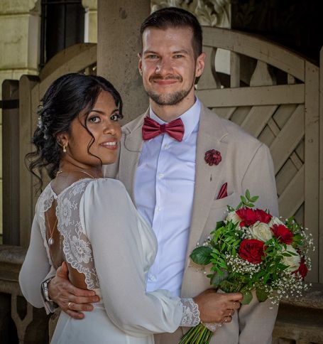 Hochzeitsfotografie-Brautpaarshooting-Schlosshotel Kommende-Bonn