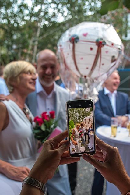 Hochzeitsfeier in der Kunstgalerie Düren