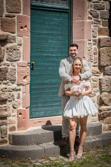 Hochzeitsfotografie-Brautpaarshooting auf Schloss Burgau Düren