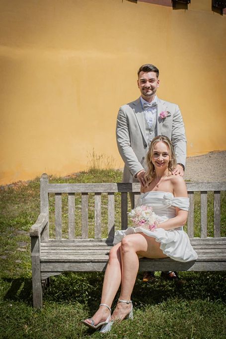Hochzeitsfotografie-Brautpaarshooting auf Schloss Burgau Düren