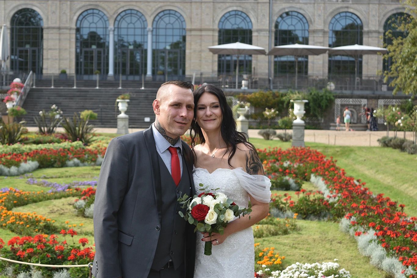 Brautpaarshooting in der Flora