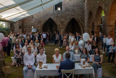 Trauung in der Alten Kirche in Merzenich