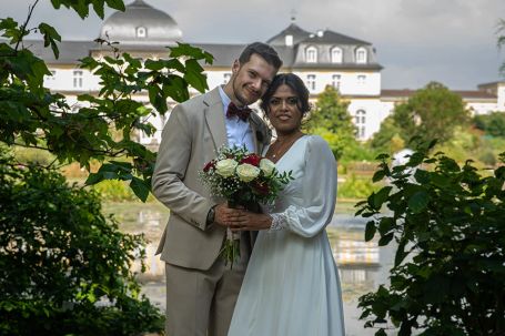 Hochzeitsfotografie-Brautpaarshooting-botanischer garten-Bonn