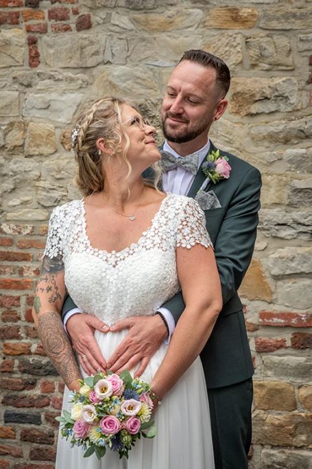 Hochzeitsfotografie-Trauung und Brautpaarshooting-Zinkhütter Hof-Stolberg