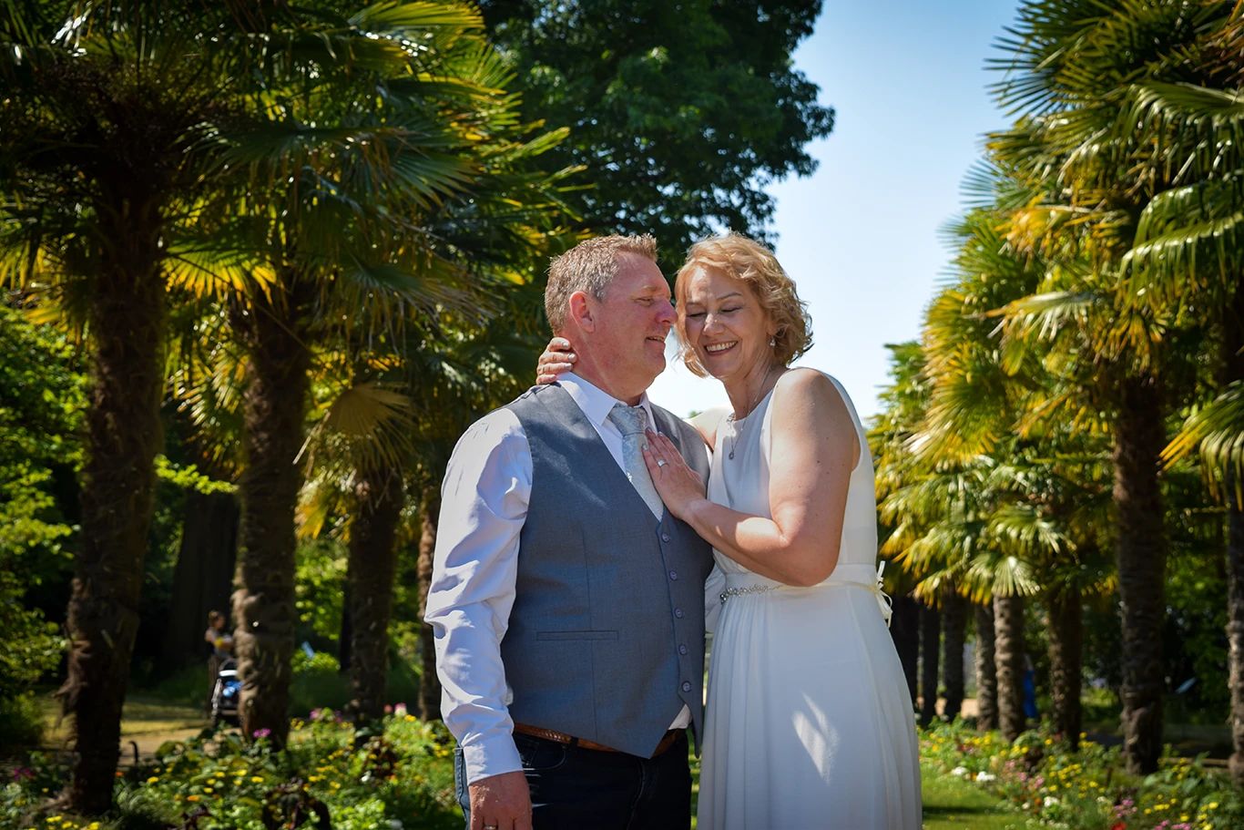 Brautpaarshooting in der Flora