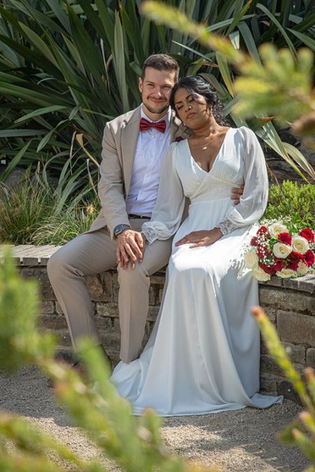 Hochzeitsfotografie-Brautpaarshooting-botanischer garten-Bonn