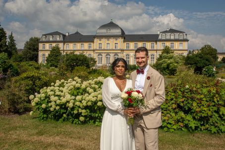 Hochzeitsfotografie-Brautpaarshooting-botanischer garten-Bonn